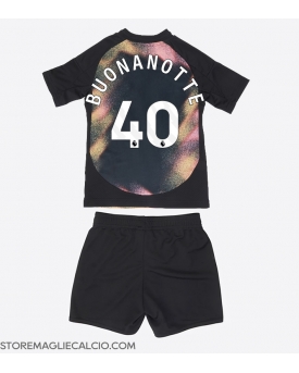 Leicester City Facundo Buonanotte #40 Maglia Gara Trasferta Repliche 2024-25 Bambino